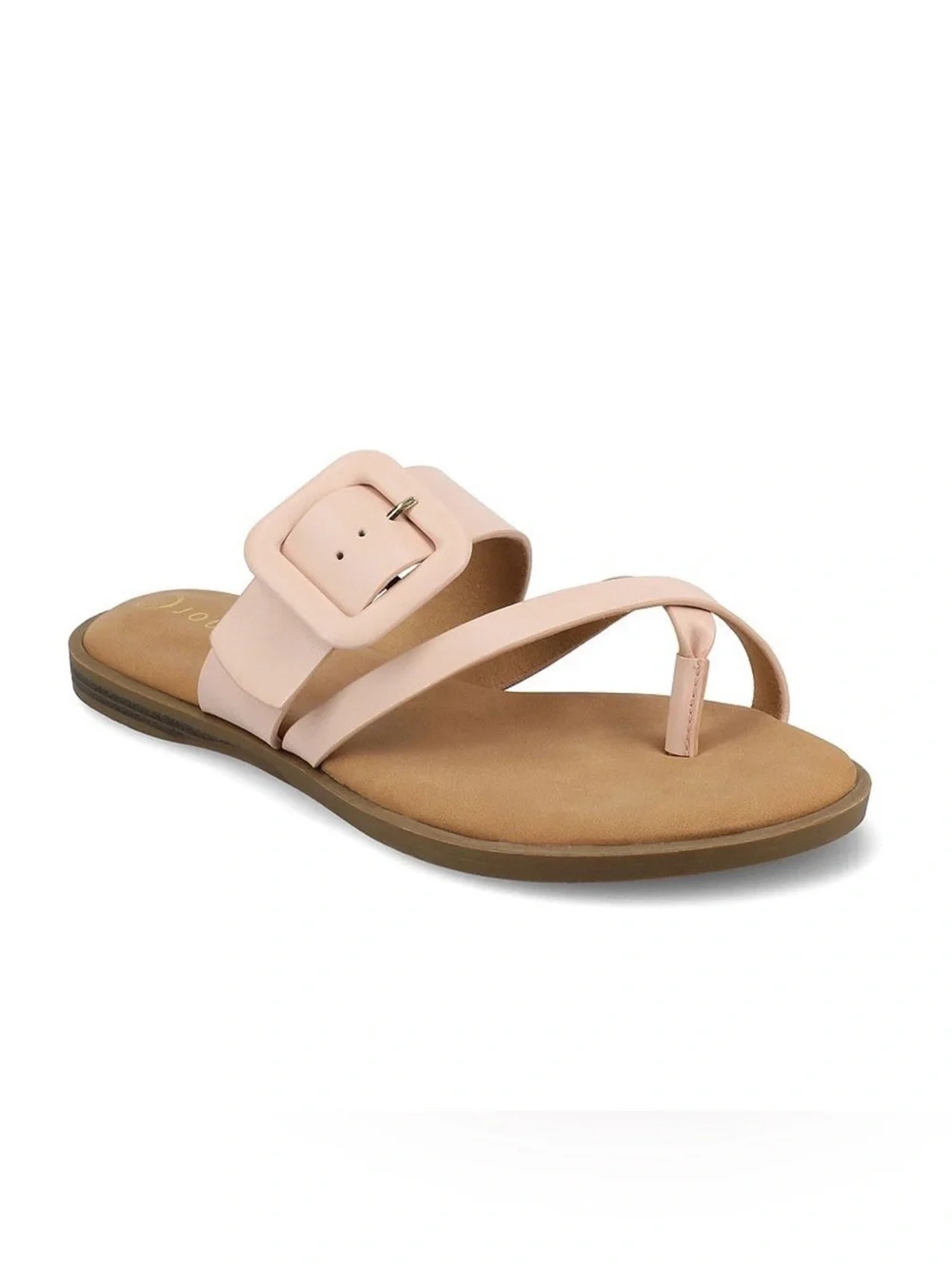 Journee Layra Women's Slip-On Toe Post Flat Sandals